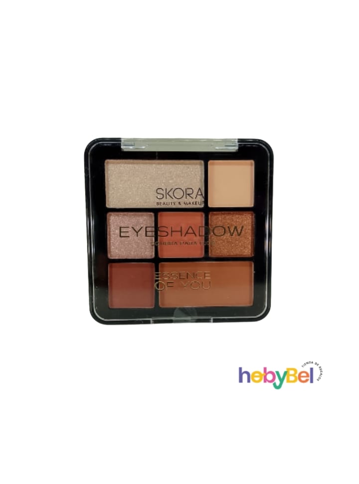 Sombras x5 tonos + 1 rubor + 1 iluminador x1u (39613U)