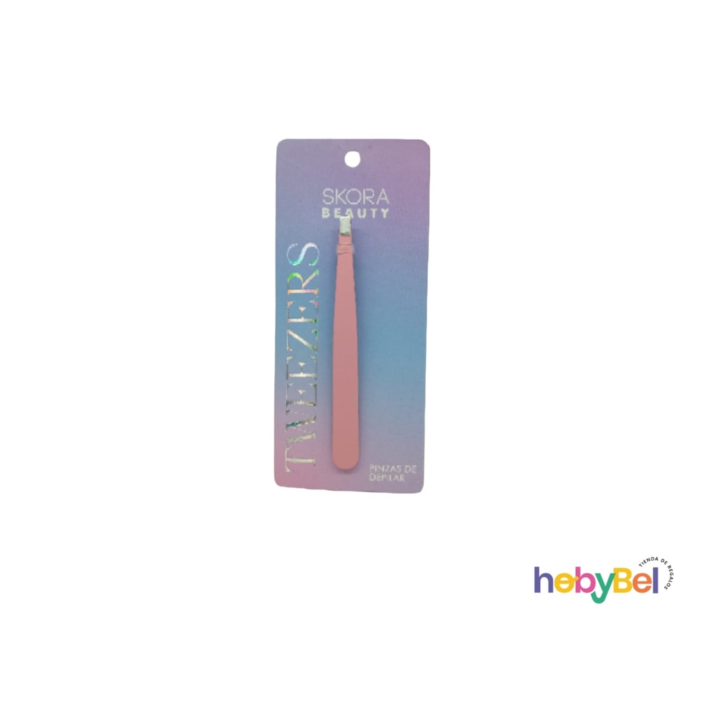 Pinzas de depilar color pastel x1u (39398U)