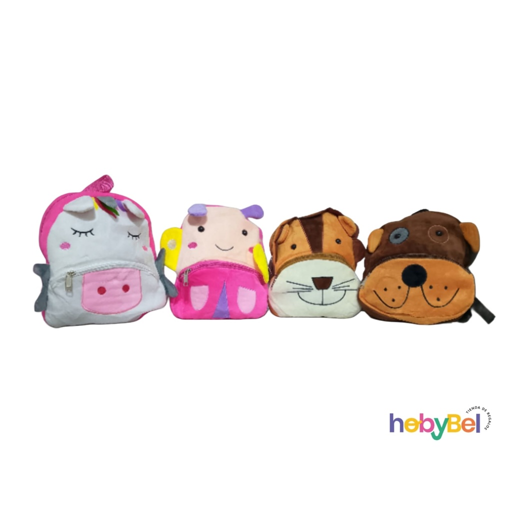 Mochila Animalitos Peluche x1u (BR2538U)