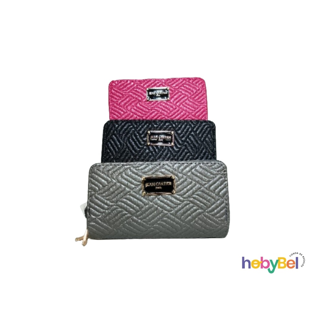 Billetera Jean Cartier Grande 2 cierres x1u (JCBIL-023U)