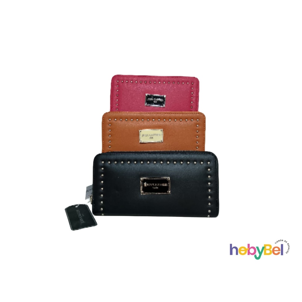 Billetera Jean Cartier c/ tachas x1u (JCBIL-02U)
