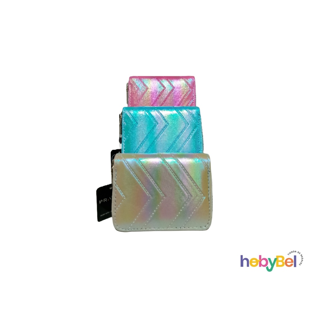 Billetera Pratys brillo tornasol x1u (BW-50137-3U)