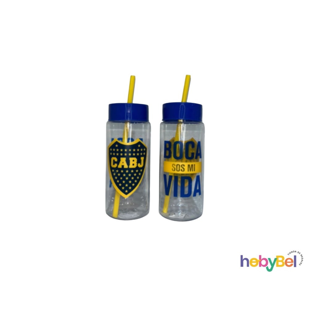 Botella de Boca c/ sorbete x1u (BOT-BJ-60 FU)