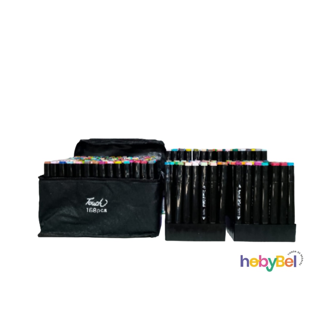 Felpas en estuche negro x168pcs - x1u (7587U)