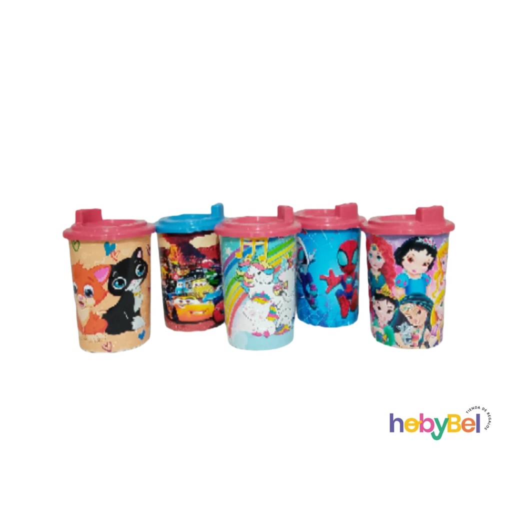 Vaso infantil Chupito Personajes x1u (45298U)