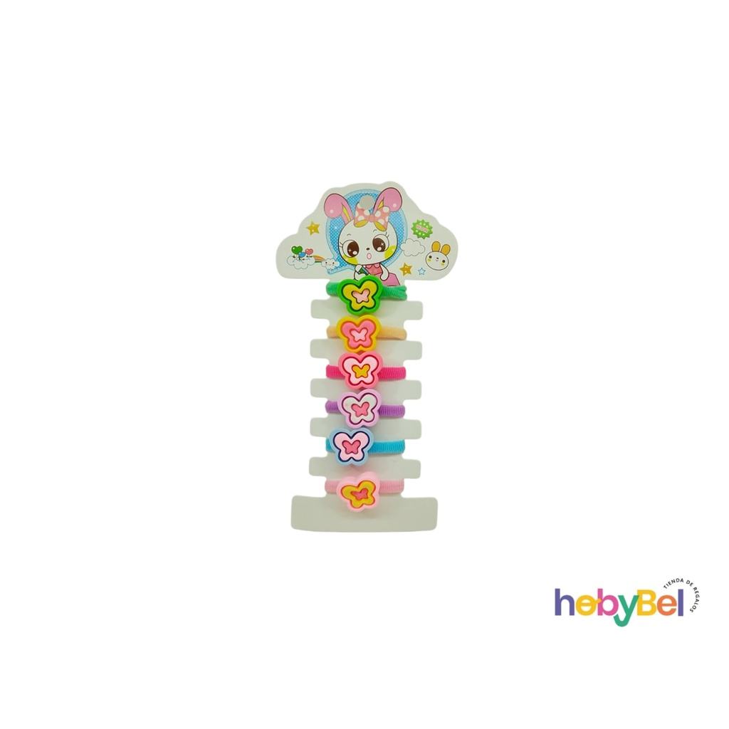 Colero c/ mariposa x6-x1u (130157U)