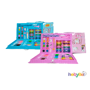 Juego de crayones y felpas 86 PCS x1u (132510U)