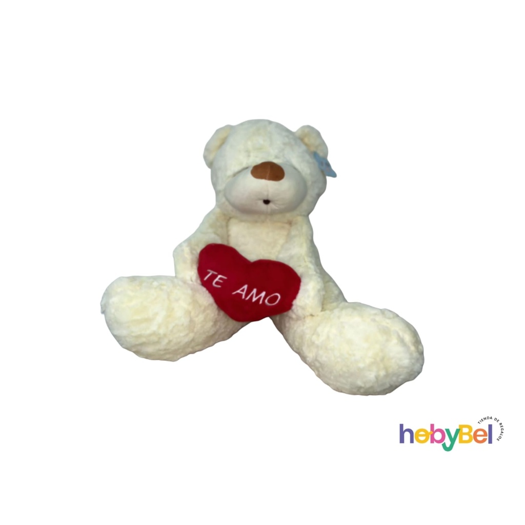 Peluche oso c/ corazon x1u (054626U)