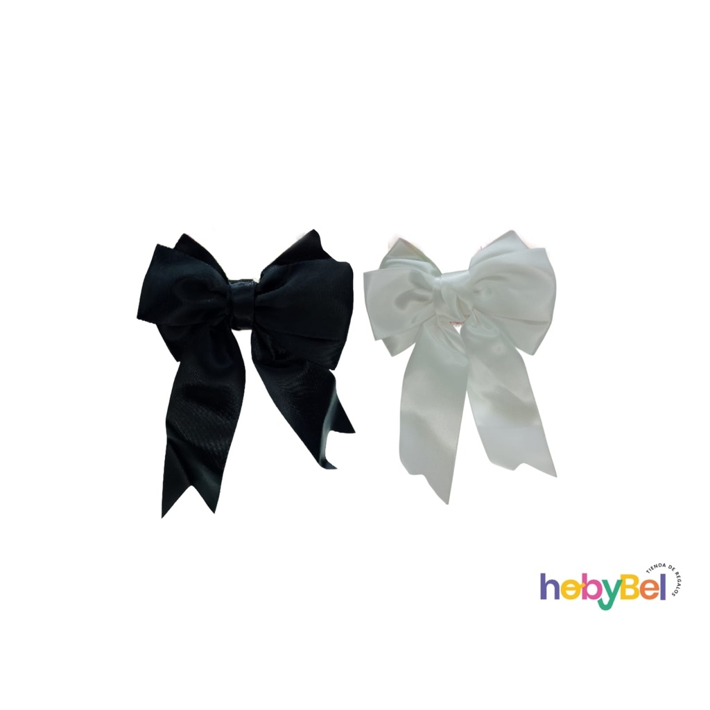 Moño Pico Negro-Blanco x1u (126382U)