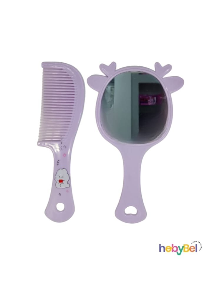 Set peine y espejo infantil x1u (132416U)