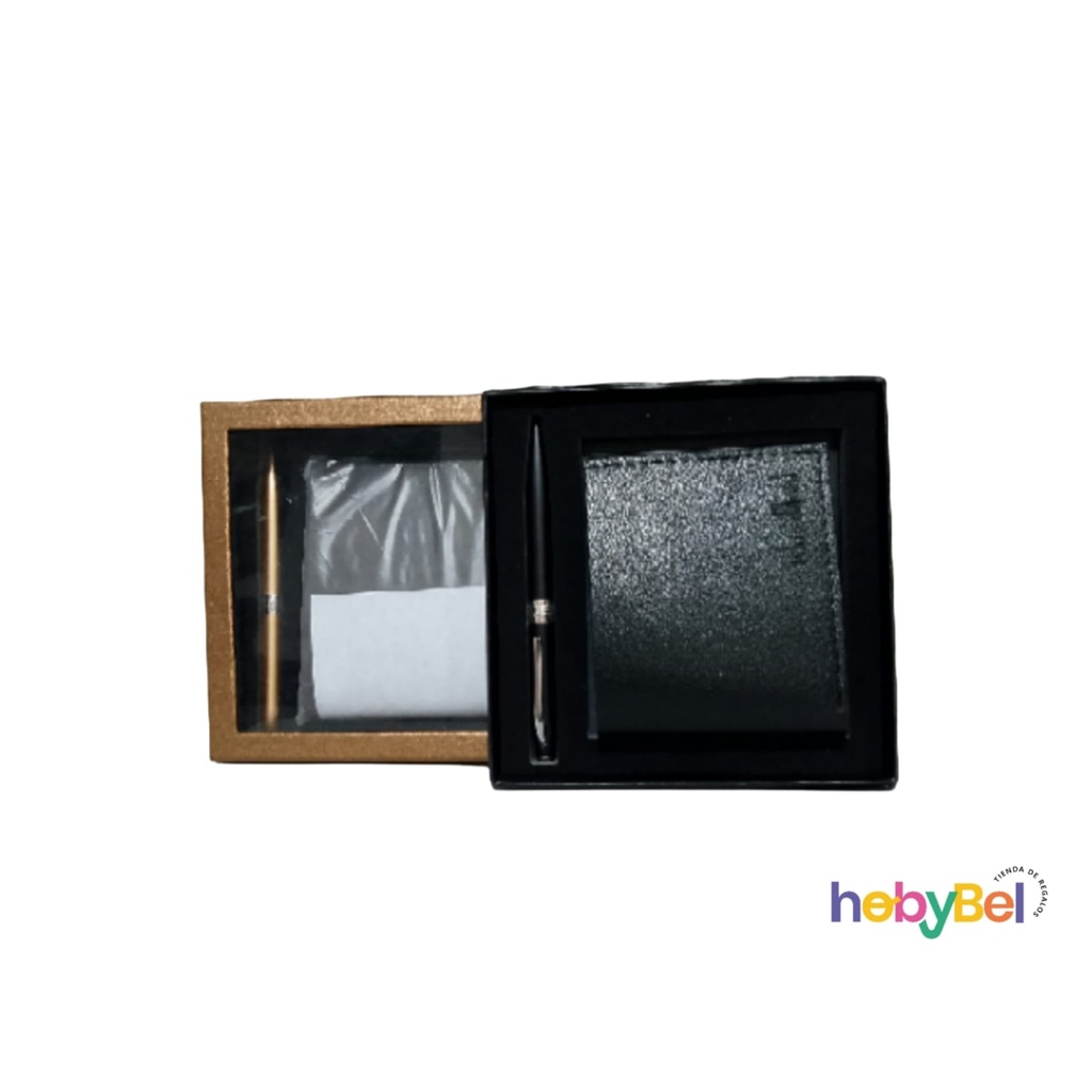 Set billetera, lapicera y llavero x1u (132523U)