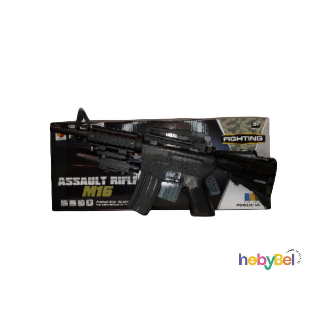 Ametralladora c/ sonido y luz en caja x1u (131909U)