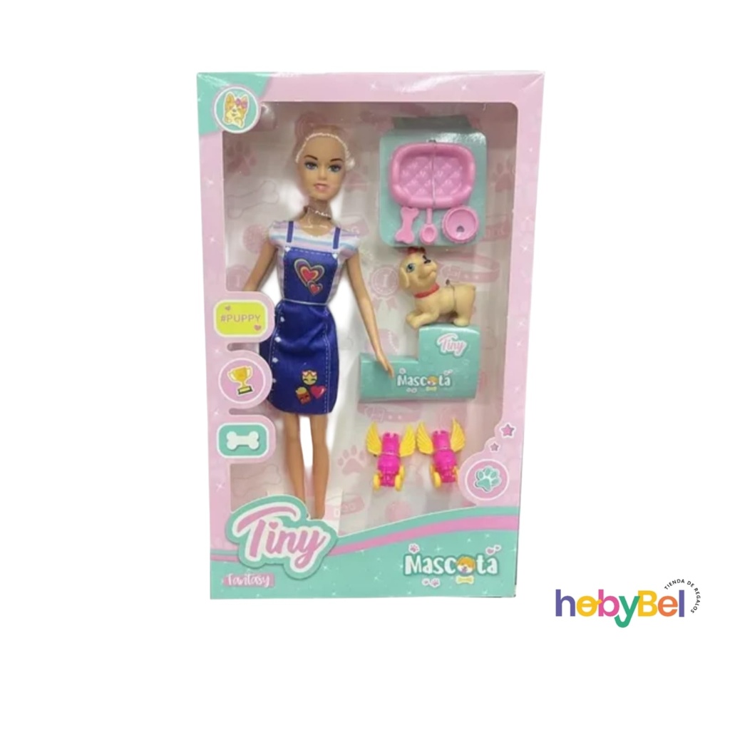 Muñeca Tiny Mascota en caja x1u (114991U)