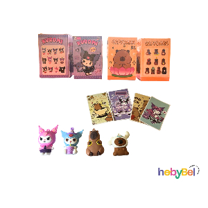 Cartas + muñequito personajes x1u (8123U)