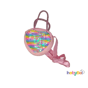 Cartera lentejuelas infantil Arco Iris x1u (132780U)