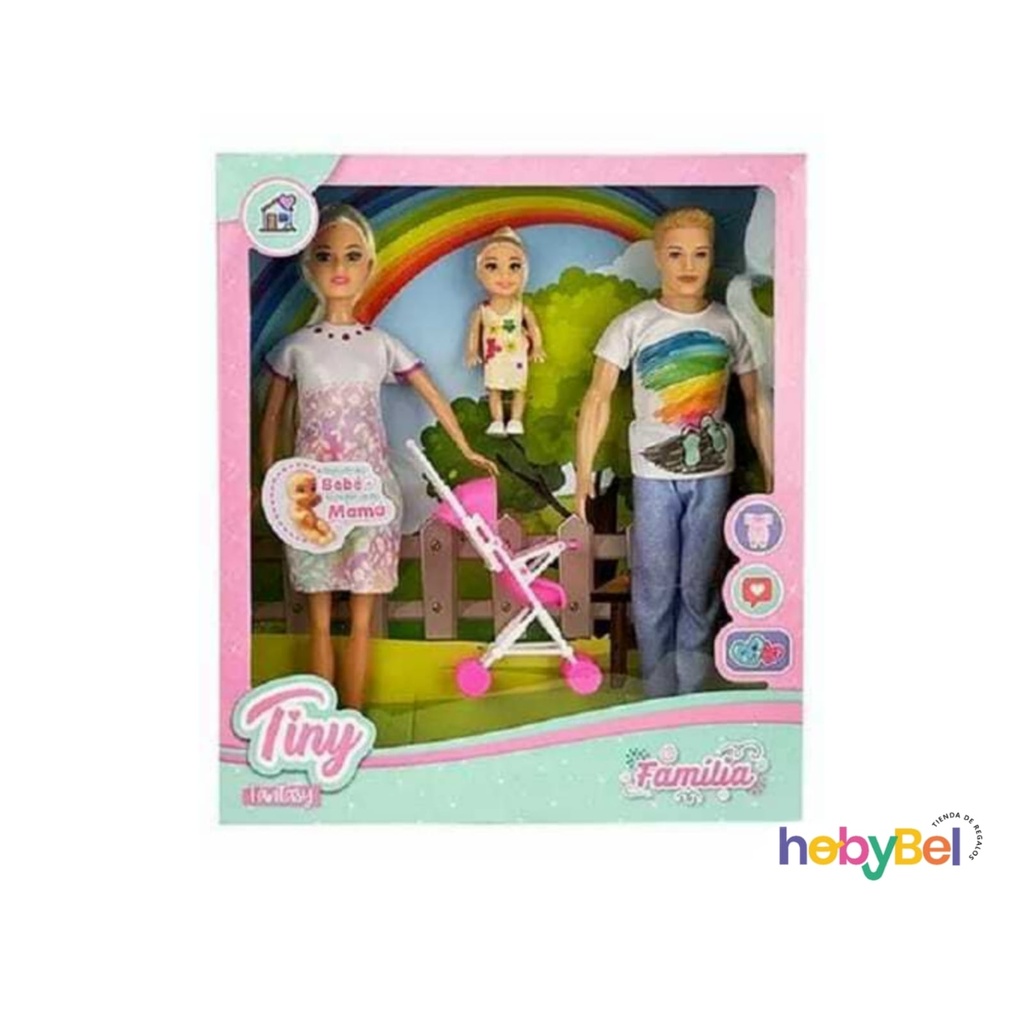 Muñeca Tiny embarazada en caja (131391U)