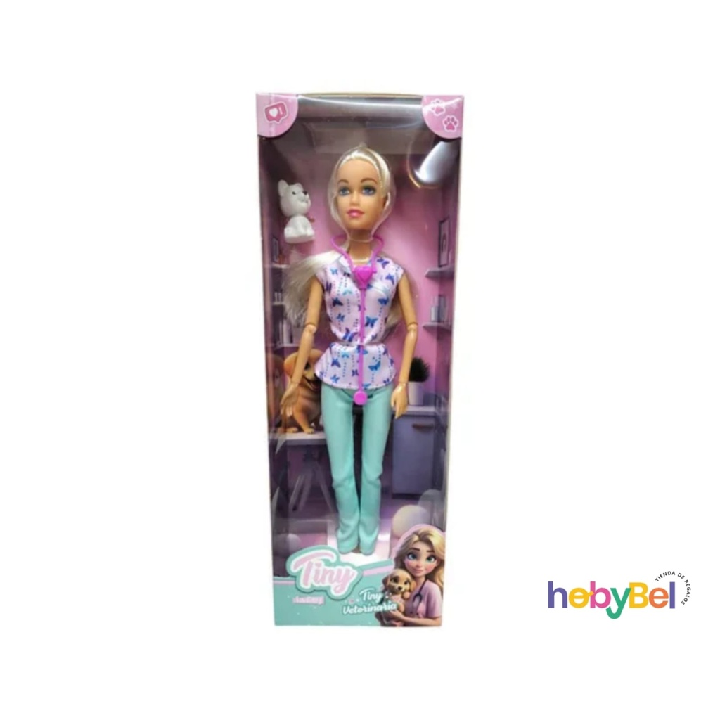 Muñeca Tiny Veterinario x1u (132184U)