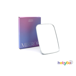 [39011] Espejo cuadrado doble cara con aumento y soporte 20x15cm x1u (39011U)