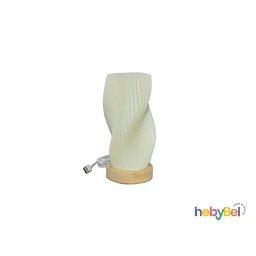 [132458] Lampara de noche base madera x1u (132458U)