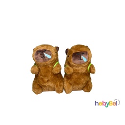 [8129] Peluche Capybara 23cm c/ Tortuga x1u (8129U)