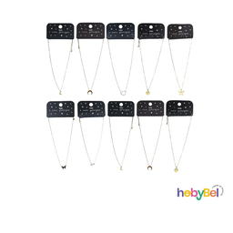 [00608] Collar Acero quirúrgico dorado x1u (00608U)